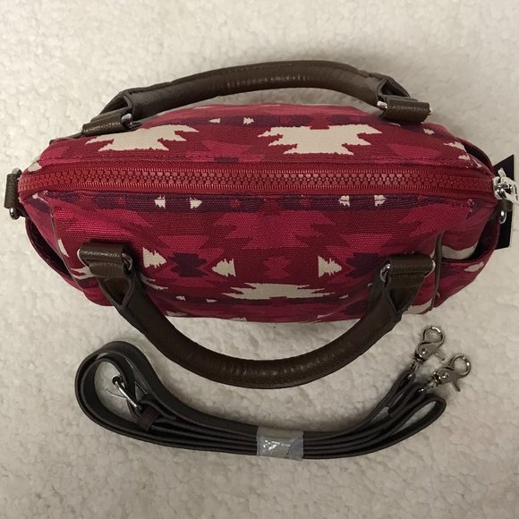 Sloane Ranger Aztec Design Satchel Purse - Picture 3 of 5